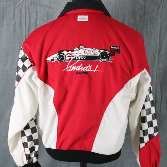 Vintage Racing Jacket - Andretti Racing Race Car Graphic - Men's Medium - Picture 7 of 10